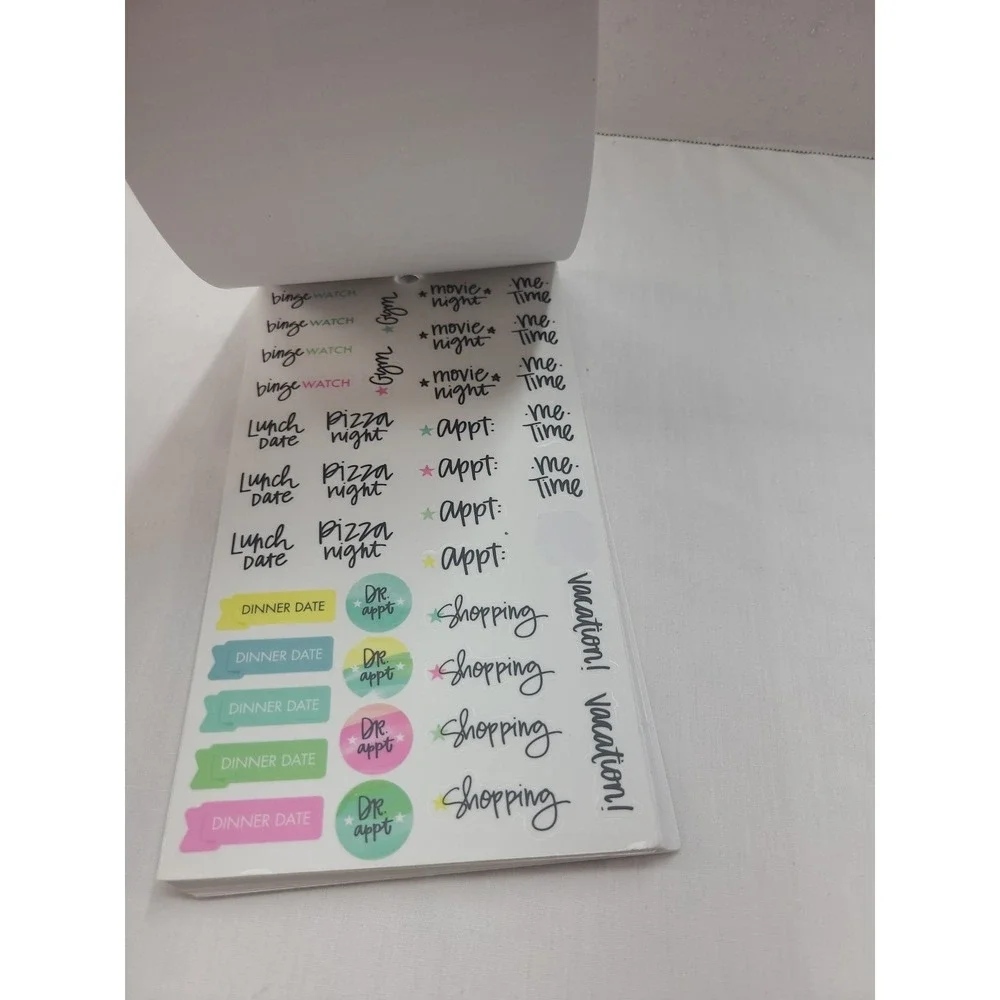 The Happy Planner Watercolor Stickers 922 Pcs Complete Planner Scrapbook Supply